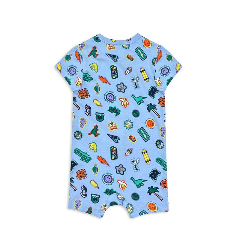 Milky Happy Zip Romper image number 1